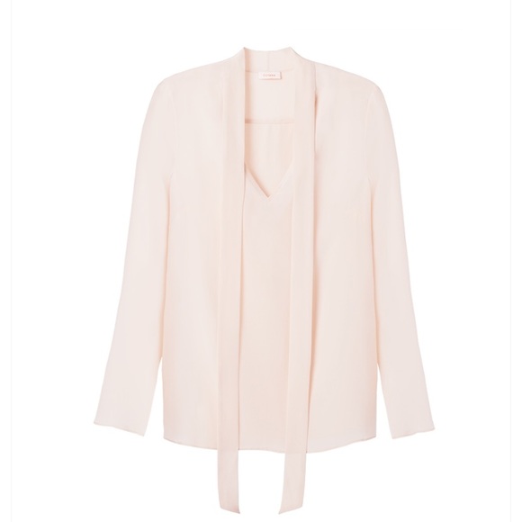 Cuyana Tops - Cuyana Silk Bow Blouse